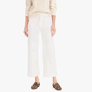 J Crew Point Sur wide leg crop pants - PETITE
